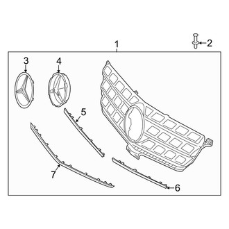 Mercedes-Benz OE - Grille & Components