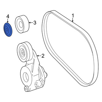 Mercedes-Benz OE - Accessory Drive Belt Idler Pulley Cap