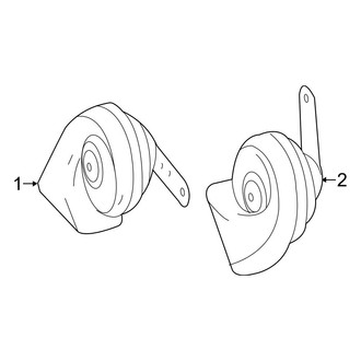 Mercedes-Benz OE - Electrical - Horn (Base / 4Matic / Bluetec 4Matic)