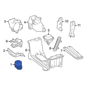 Mercedes-Benz OE - Right Engine Mount
