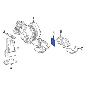 Mercedes-Benz OE - Left Turbocharger Gasket