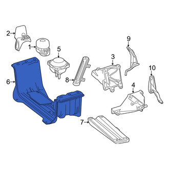 Mercedes-Benz OE - Transmission Crossmember