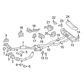 Mercedes-Benz OE - Exhaust System - Exhaust Components (4Matic Gas)