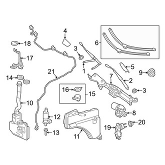 Mercedes-Benz OE - Windshield - Wiper & Washer Components