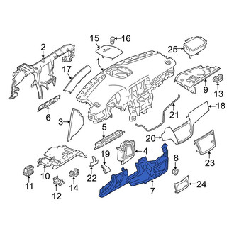 Mercedes-Benz OE - Instrument Panel Knee Bolster