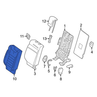 Mercedes-Benz OE - Rear Right Seat Back Cushion Cover