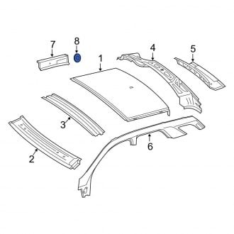 Mercedes CLA Class OEM Roofs & Parts | Panels, Drip Rails — CARiD.com