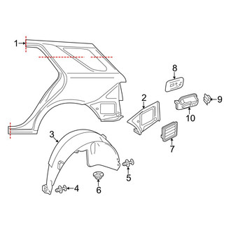 Mercedes-Benz OE - Quarter Panel & Components