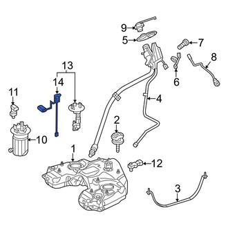 Mercedes-Benz OE - Right Fuel Tank Sending Unit