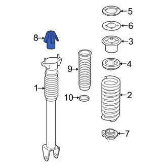 Mercedes-Benz OE - Rear Air Suspension Spring Seal