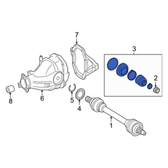 Mercedes-Benz OE - Front Inner CV Joint Boot Kit