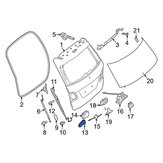 Mercedes-Benz OE - Tailgate Lift Motor