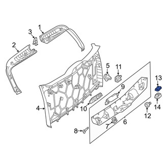 Mercedes-Benz OE - Liftgate Trim Cap