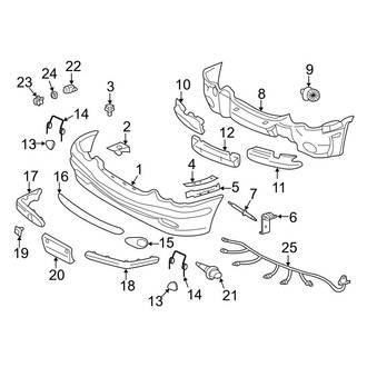 Mercedes-Benz OE - Front Bumper - Bumper & Components (With AMG Package)