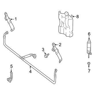 Mercedes-Benz OE - Front Lamps - Washer Components