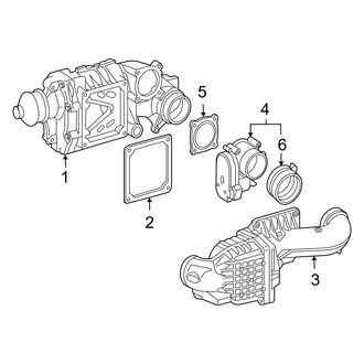 Mercedes-Benz OE - Engine - Supercharger & Components (Sedan 1.8L)