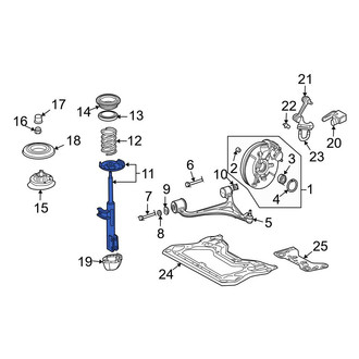 Mercedes-Benz OE - Front Left Suspension Strut