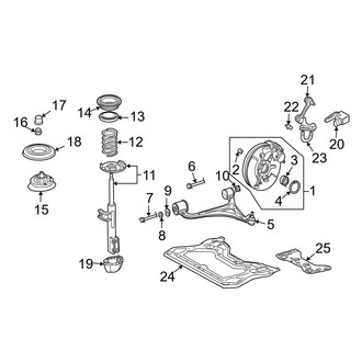 Mercedes-Benz OE - Front Suspension - Suspension Components (AWD)