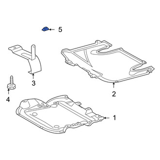 Mercedes-Benz OE - Radiator Support Splash Shield Nut
