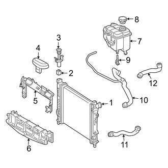 Mercedes-Benz OE - Cooling - Radiator & Components (Sedan)