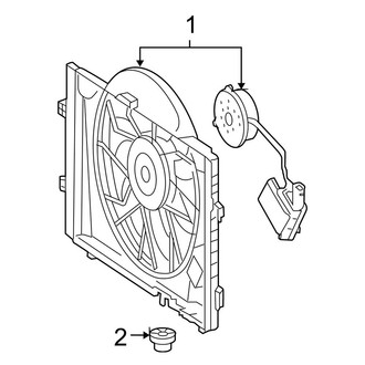 Mercedes-Benz OE - Cooling Fan