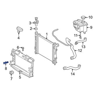 Mercedes-Benz OE - Package Tray Trim Clip