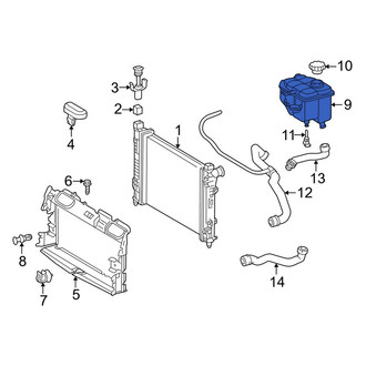 Mercedes-Benz OE - Engine Coolant Reservoir