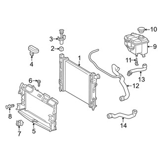 Mercedes-Benz OE - Cooling - Radiator & Components (Base Wagon)