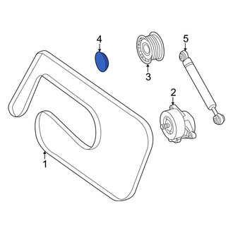 Mercedes-Benz OE - Accessory Drive Belt Idler Pulley Cap