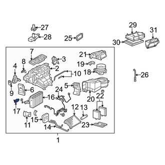Mercedes-Benz OE - Front A/C Expansion Valve