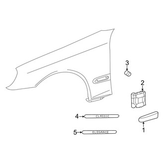 Mercedes-Benz OE - Fender - Exterior Trim