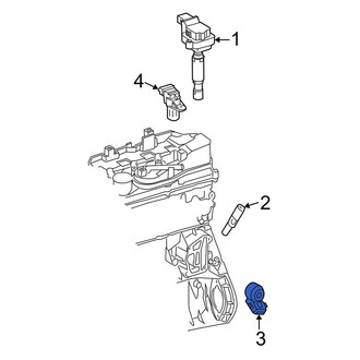 Mercedes-Benz OE - Ignition Knock (Detonation) Sensor