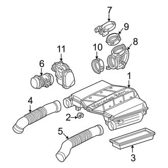 Mercedes-Benz OE - Engine - Air Intake (Sedan)