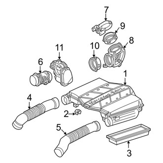 Mercedes-Benz OE - Engine - Air Intake (Sedan)