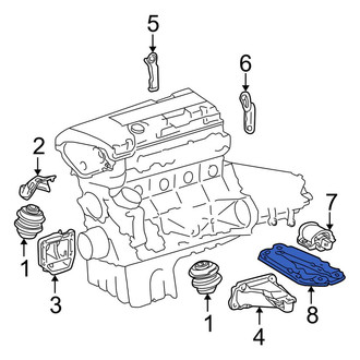 Mercedes-Benz OE - Transmission Crossmember
