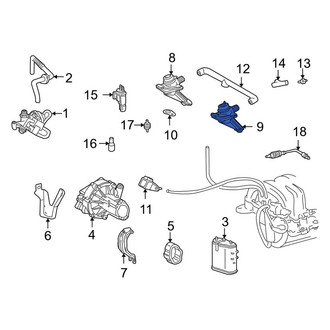 Mercedes-Benz OE - Secondary Air Injection Pump Check Valve