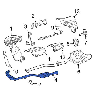 Mercedes-Benz OE - Rear Catalytic Converter