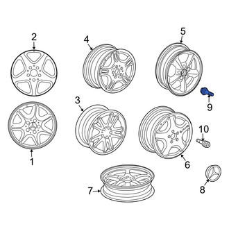 Mercedes-Benz OE - Tire Valve Stem
