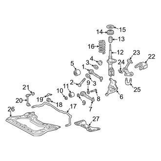 Mercedes-Benz OE - Front Suspension - Suspension Components