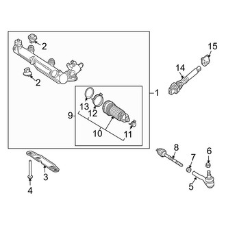 Mercedes-Benz OE - Steering Gear & Linkage (Base Sedan)