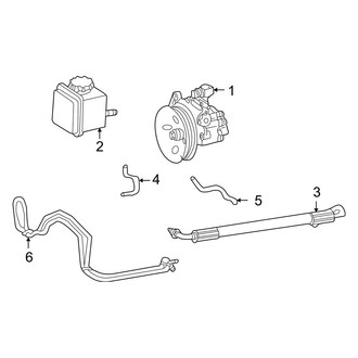 Mercedes-Benz OE - Steering Gear & Linkage - Pump & Hoses (Base Sedan)