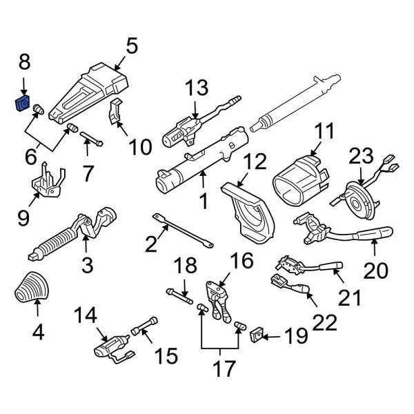 Steering Column Nut