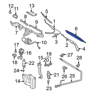 Mercedes-Benz OE - Rear Wiper Blade