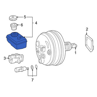 Mercedes-Benz OE - Brake Master Cylinder Reservoir