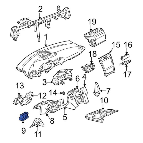 Instrument Panel Mounting Bracket