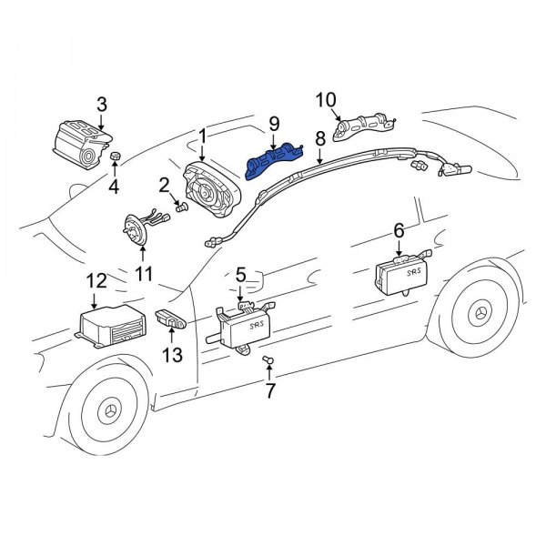 Curtain Air Bag Bracket