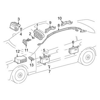 Mercedes-Benz OE - Restraint Systems - Air Bag Components