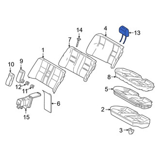 Mercedes-Benz OE - Rear Center Headrest