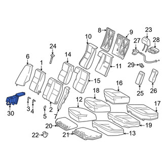 Mercedes-Benz OE - Seat Ski Bag