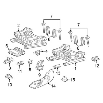 Mercedes-Benz OE - Seats & Tracks - Tracks & Components